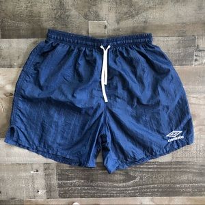 Umbro Vintage Nylon Shorts Medium